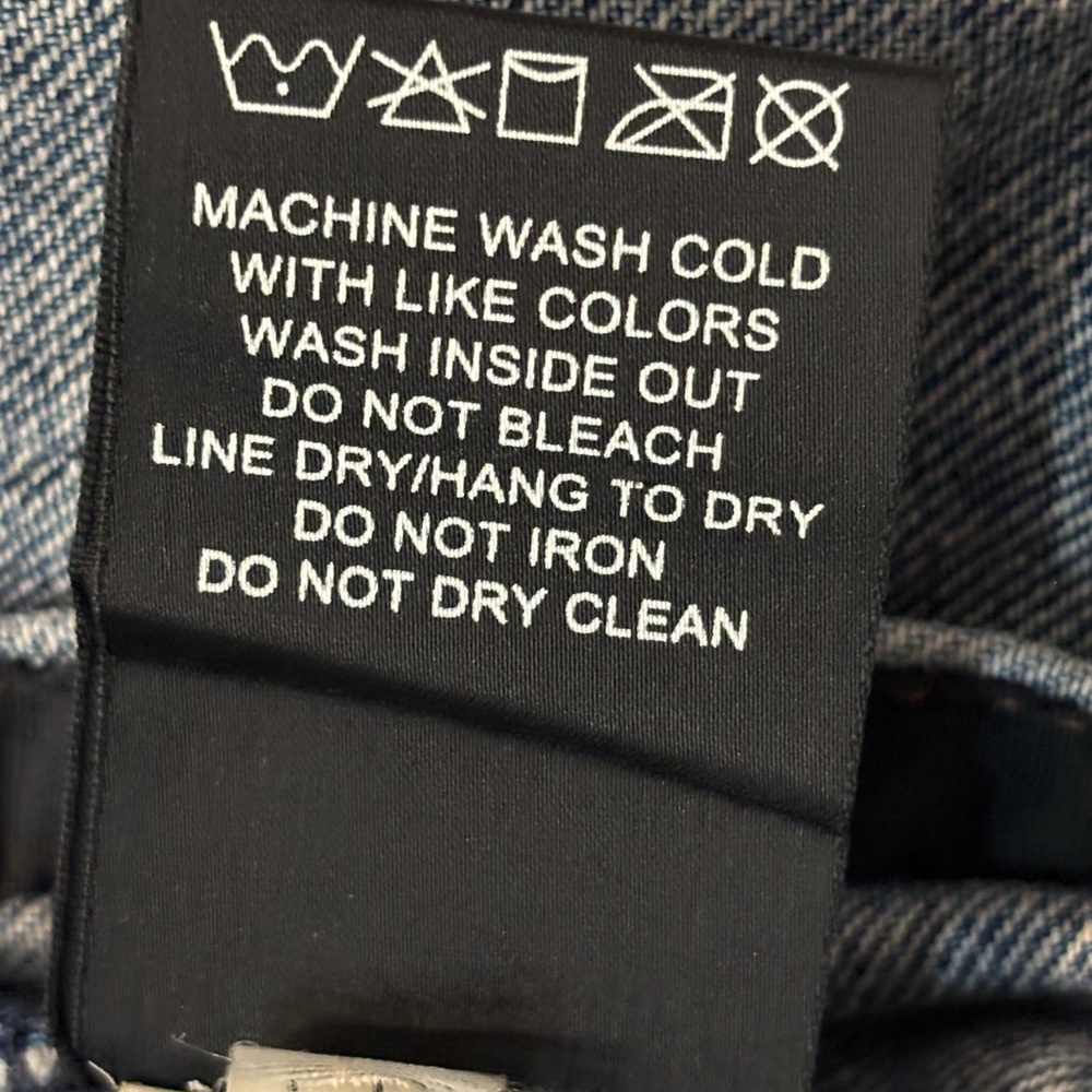 Cult of Individuality Type IV Denim Jacket Maiden Biker Studded Distressed L - Picture 9 of 10